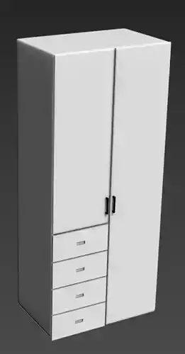 2-Door clothes cabinet