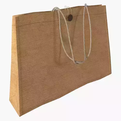 bag model jute shopping