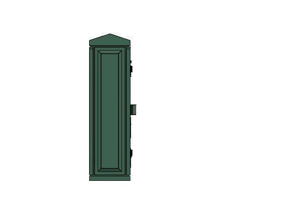 Model Railway BT Green Street Cabinets Telephone and Broadband 3D print model_3