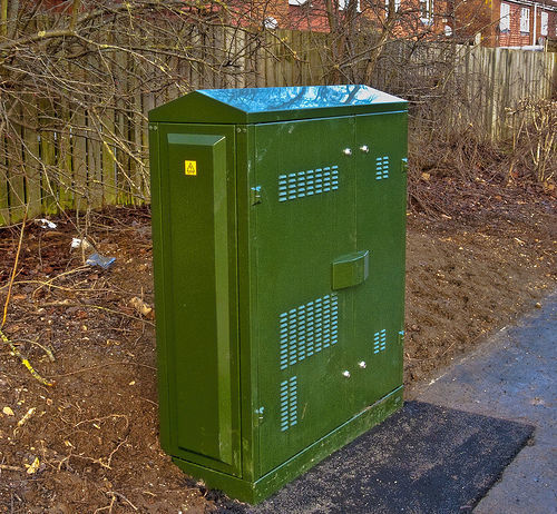 Model Railway BT Green Street Cabinets Telephone and Broadband 3D print model_8