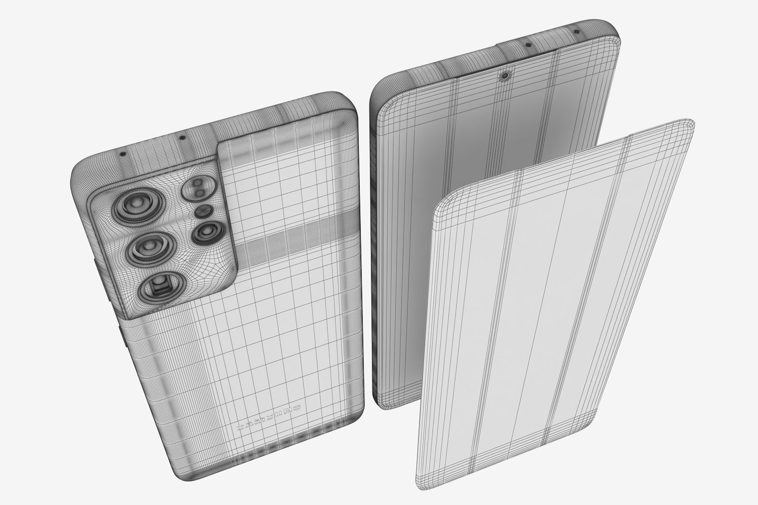 Samsung Galaxy S21 Ultra black 3D model_23