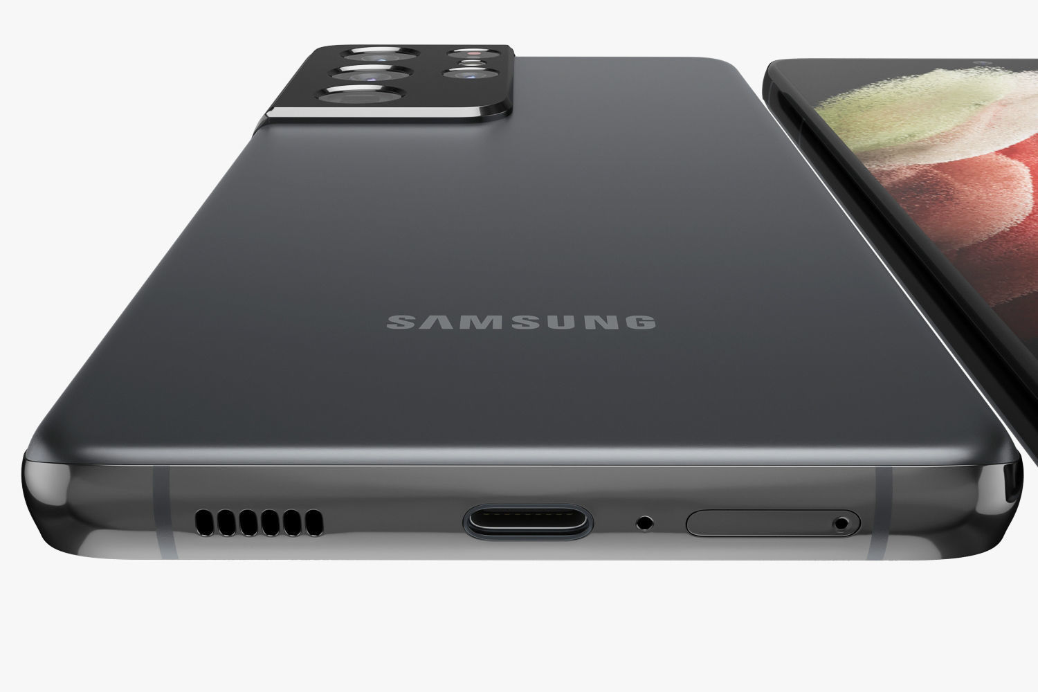 Samsung Galaxy S21 Ultra black 3D model_15