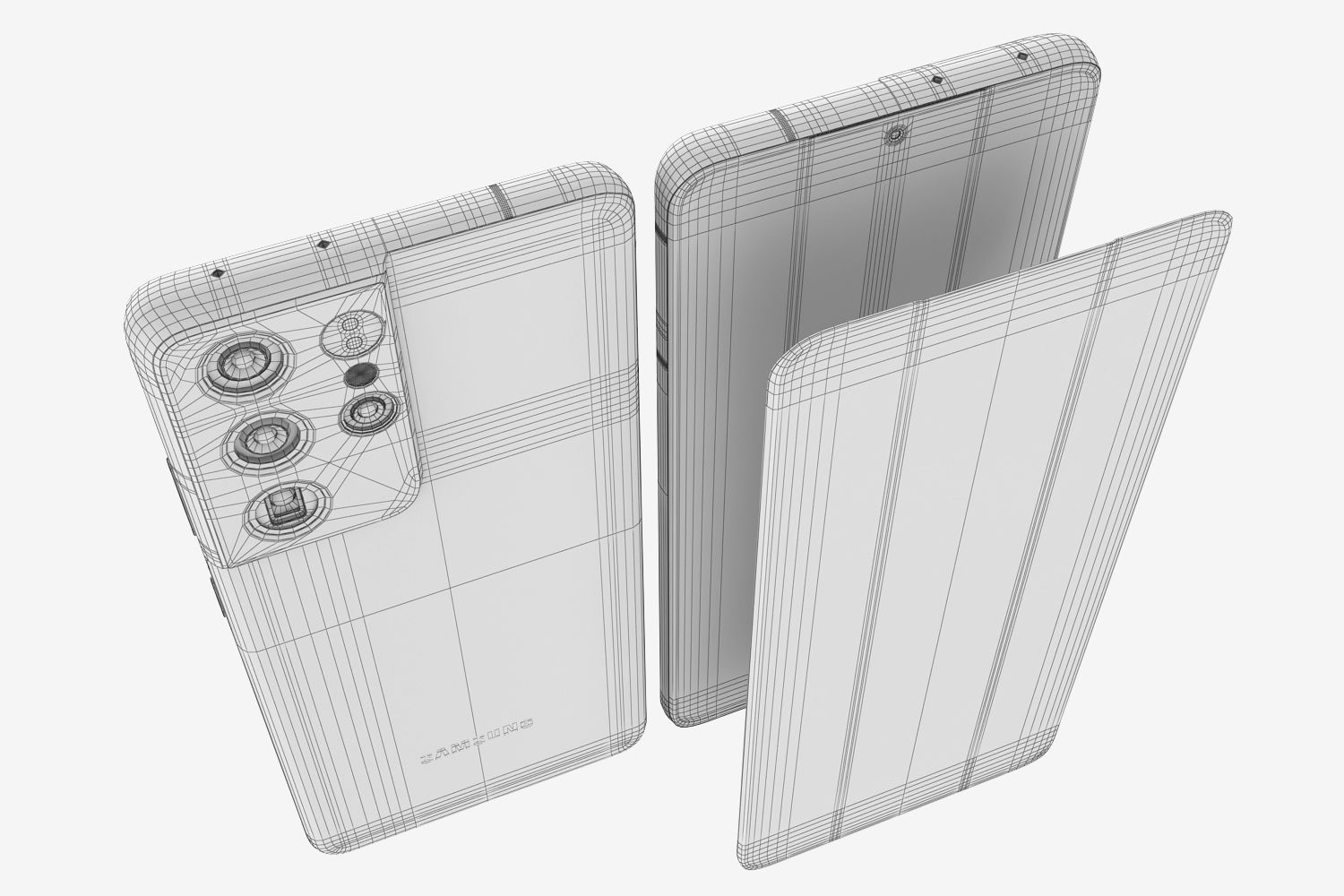 Samsung Galaxy S21 Ultra black 3D model_22