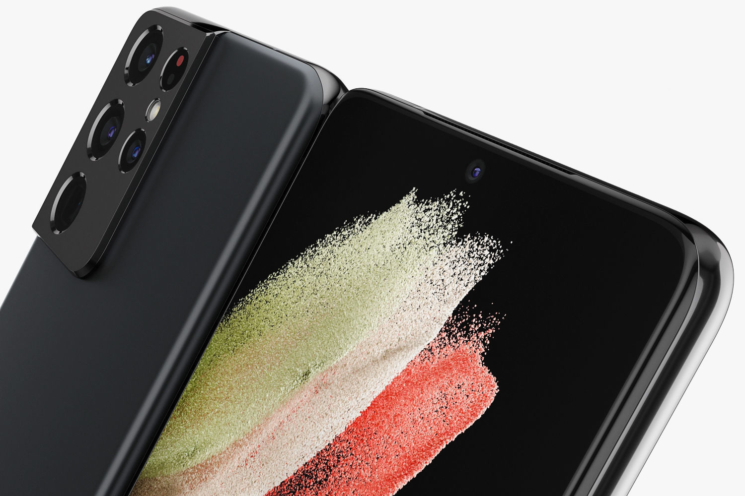 Samsung Galaxy S21 Ultra black 3D model_13