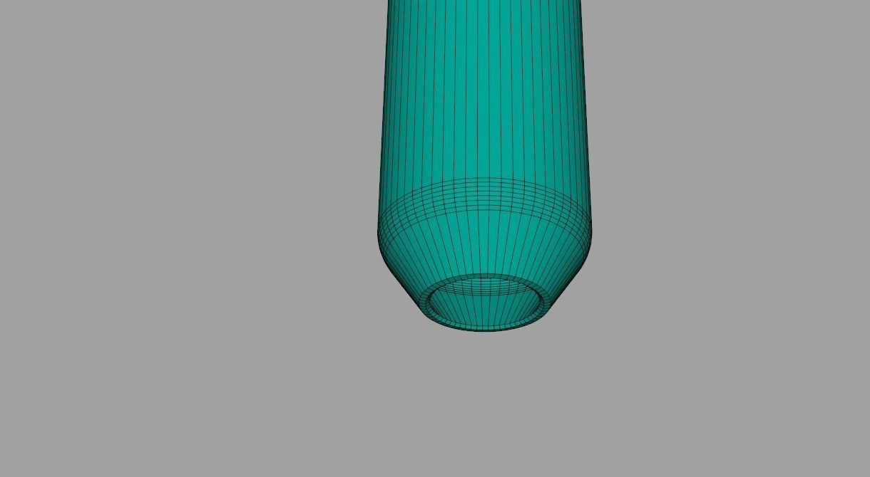 Amber Glass Bottles with Dropers - 3 Sizes 3D model_15