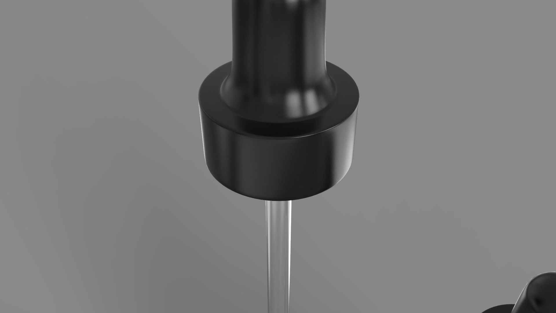 Amber Glass Bottles with Dropers - 3 Sizes 3D model_9