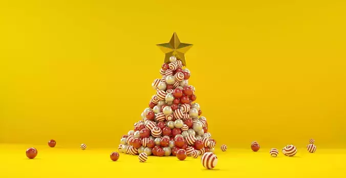 Christmas Sphere Tree 