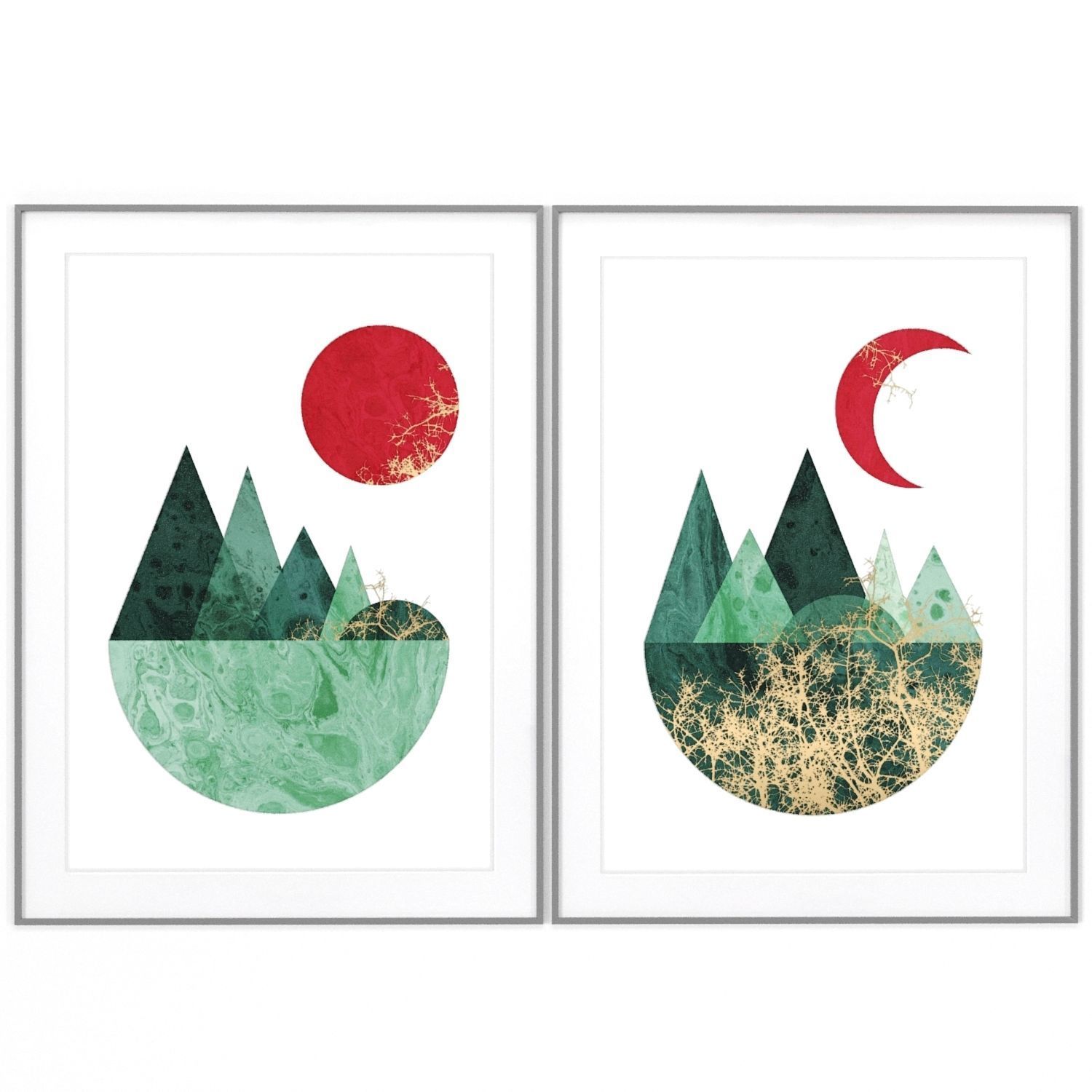 Art Frames 134- Christmas wall art 4 3D model_3