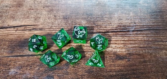 Dickbutt Dice set 3D print model