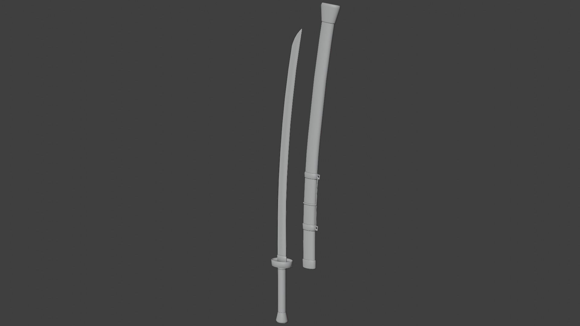 Wushu Weapons Collection 3D model_10