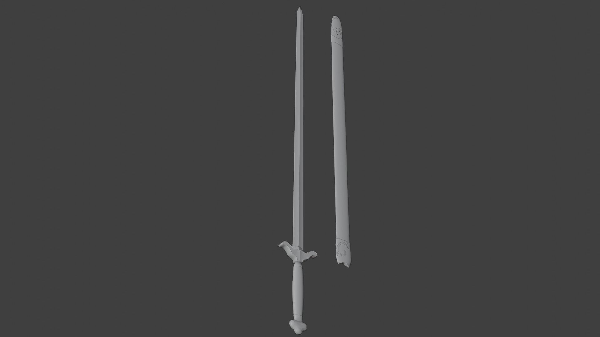 Wushu Weapons Collection 3D model_9