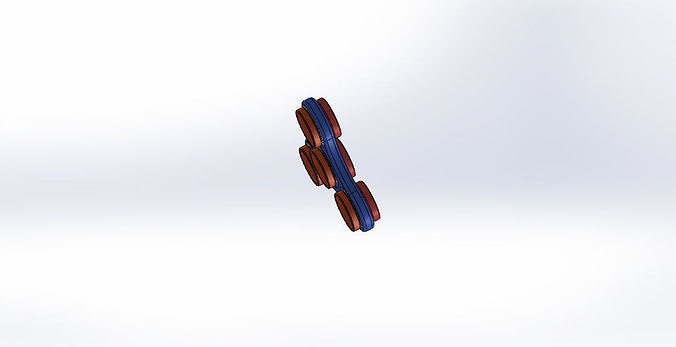 Fidget spinner 3D print model