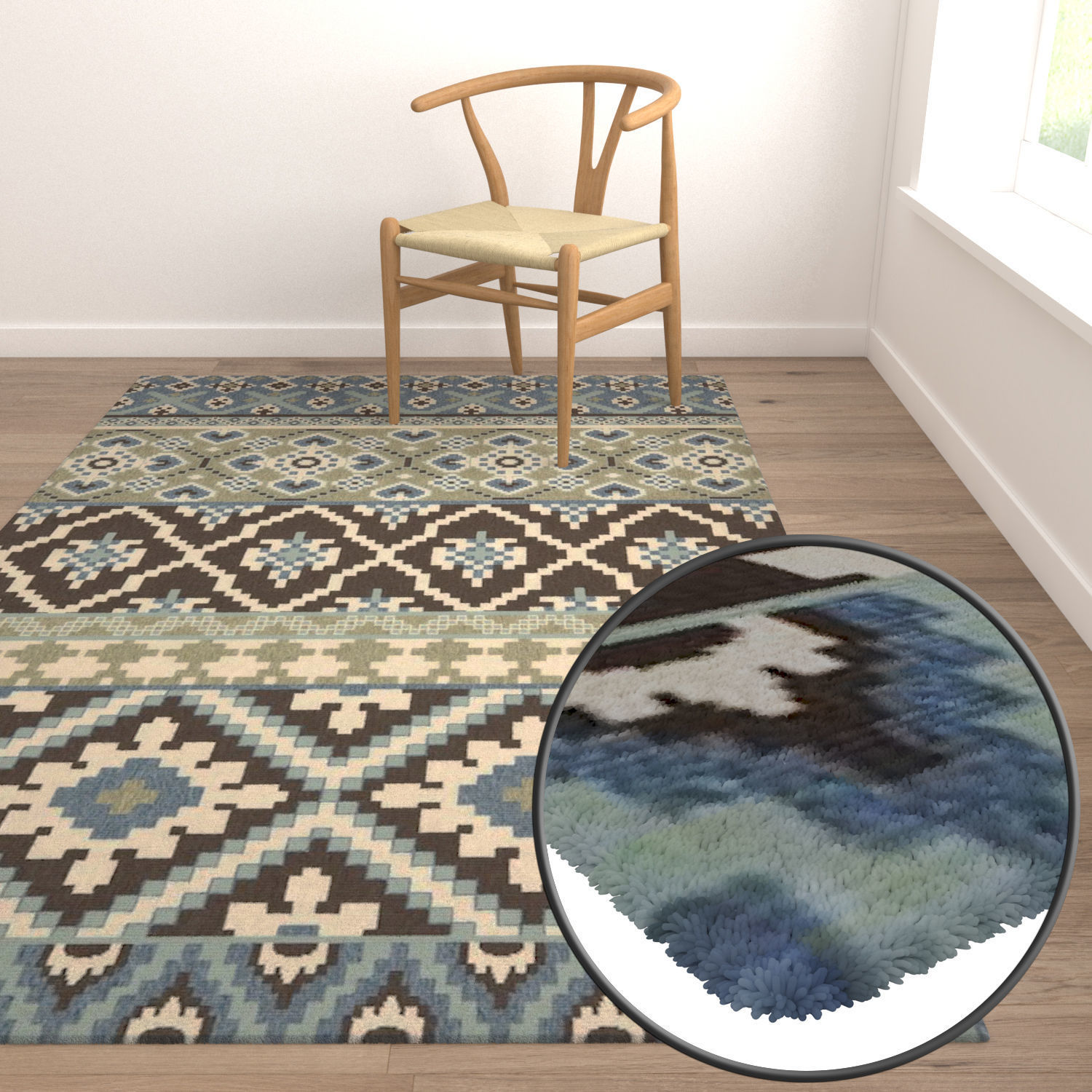 Rug Set 2162 3D model_5
