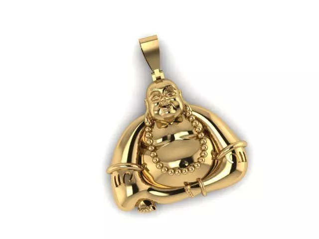 PENDANT BUDDHA 3D print model_0