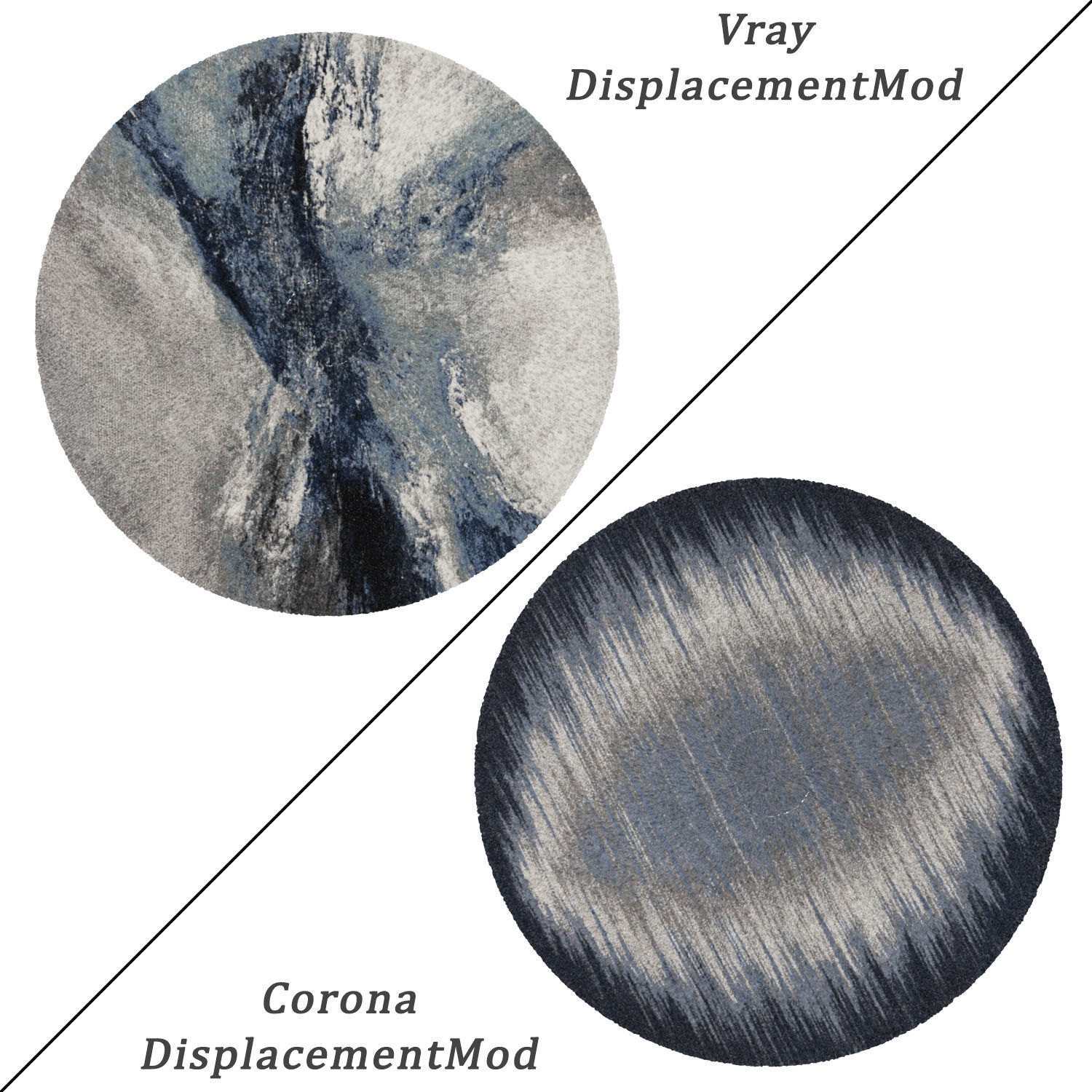 Round Rug Set 129 3D model_1