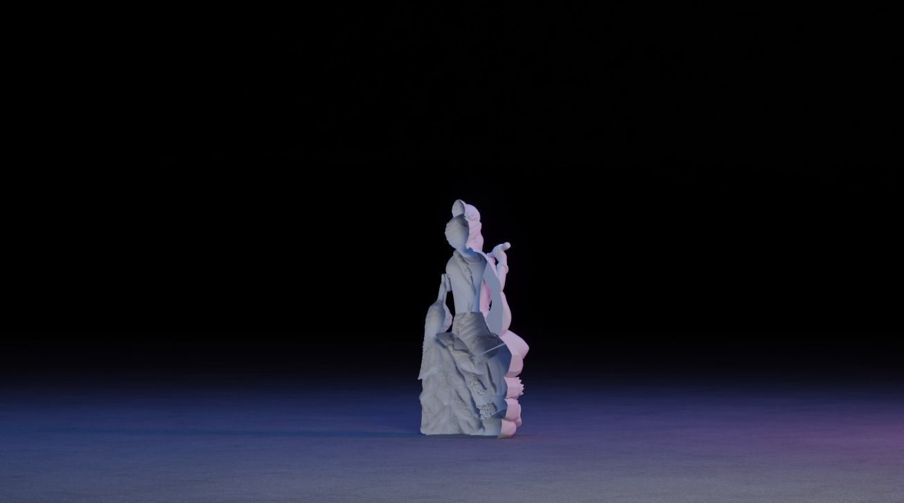 Krishna Idol 3D Printable model 3 3D print model_16