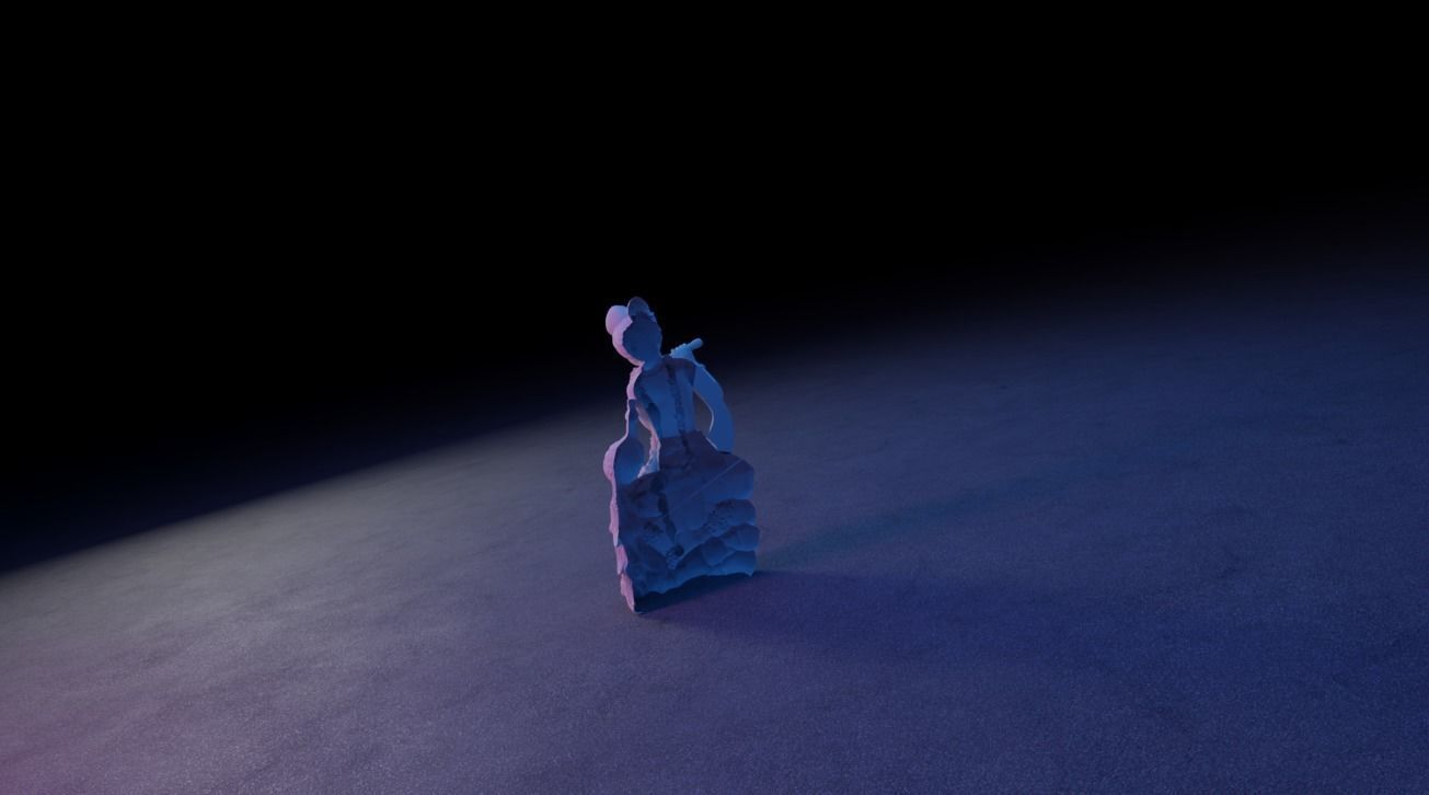 Krishna Idol 3D Printable model 3 3D print model_7