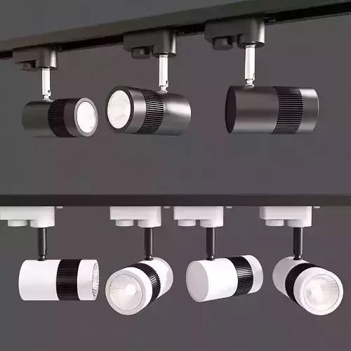 Glitz Neutral LED Spot Track Light 3D model