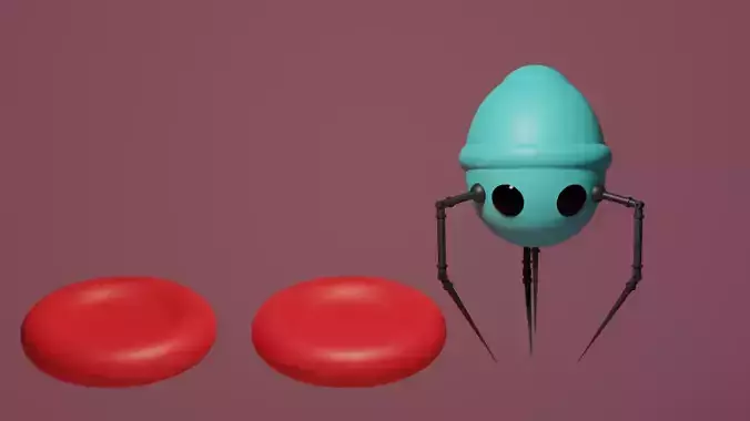 Nanobot and Red Blood Cells