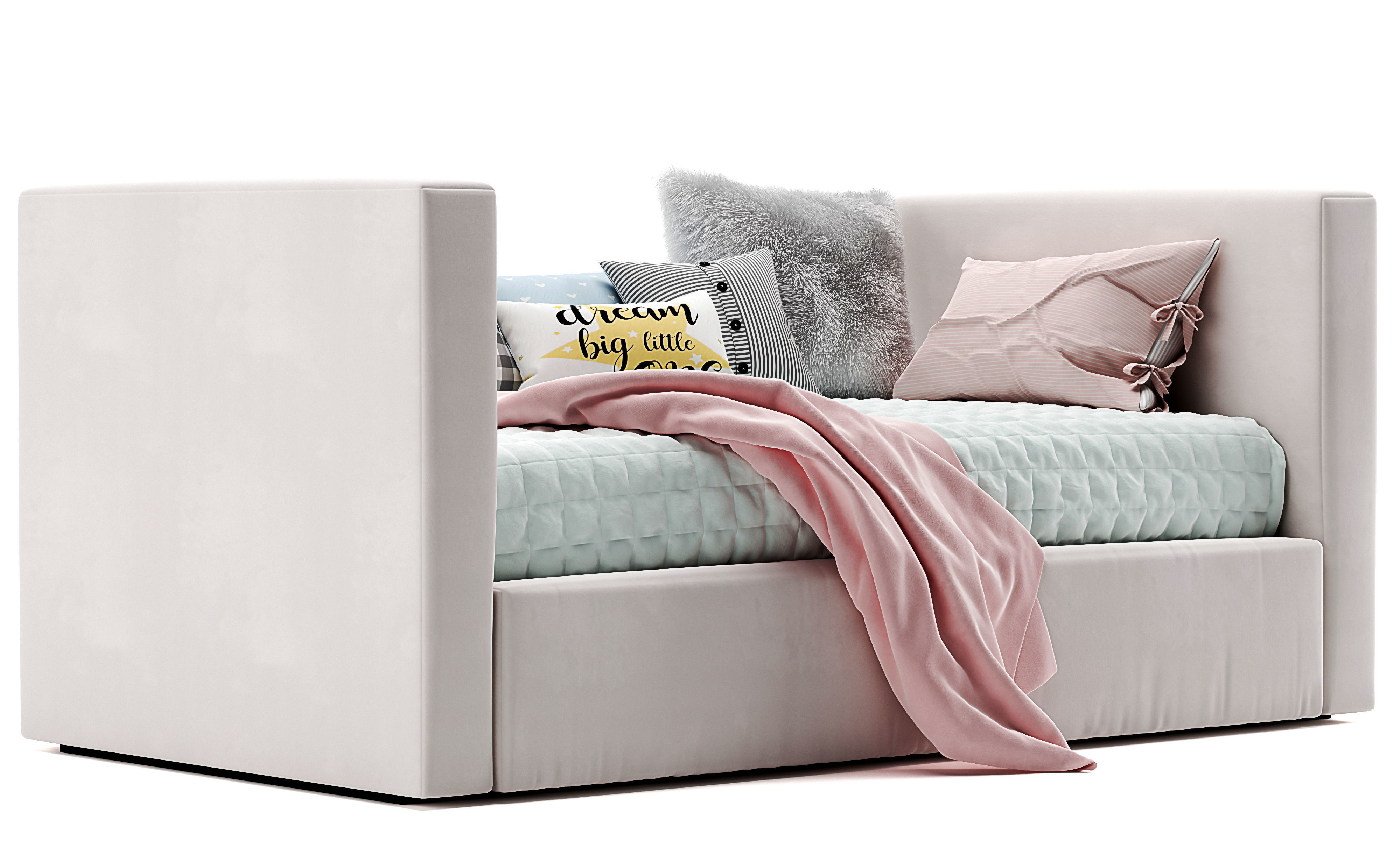 Urban daybed and trundle  3D model_3