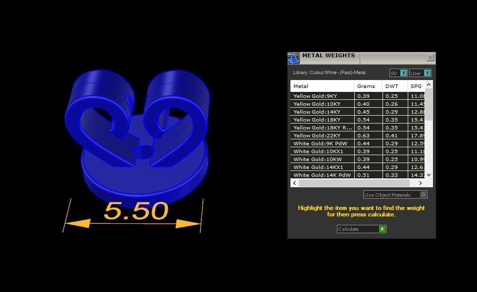 HEART SHAPE EARRING BACK SET MIX SIZE 3D print model_12