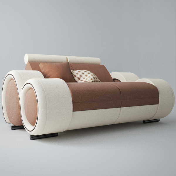 Modern Sofa 2x 3D model_6