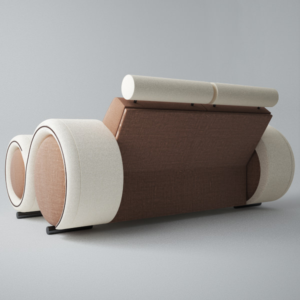 Modern Sofa 2x 3D model_8