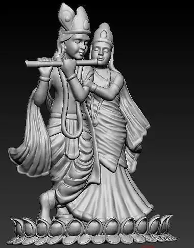 Krishna Idol 3D Printable model 2
