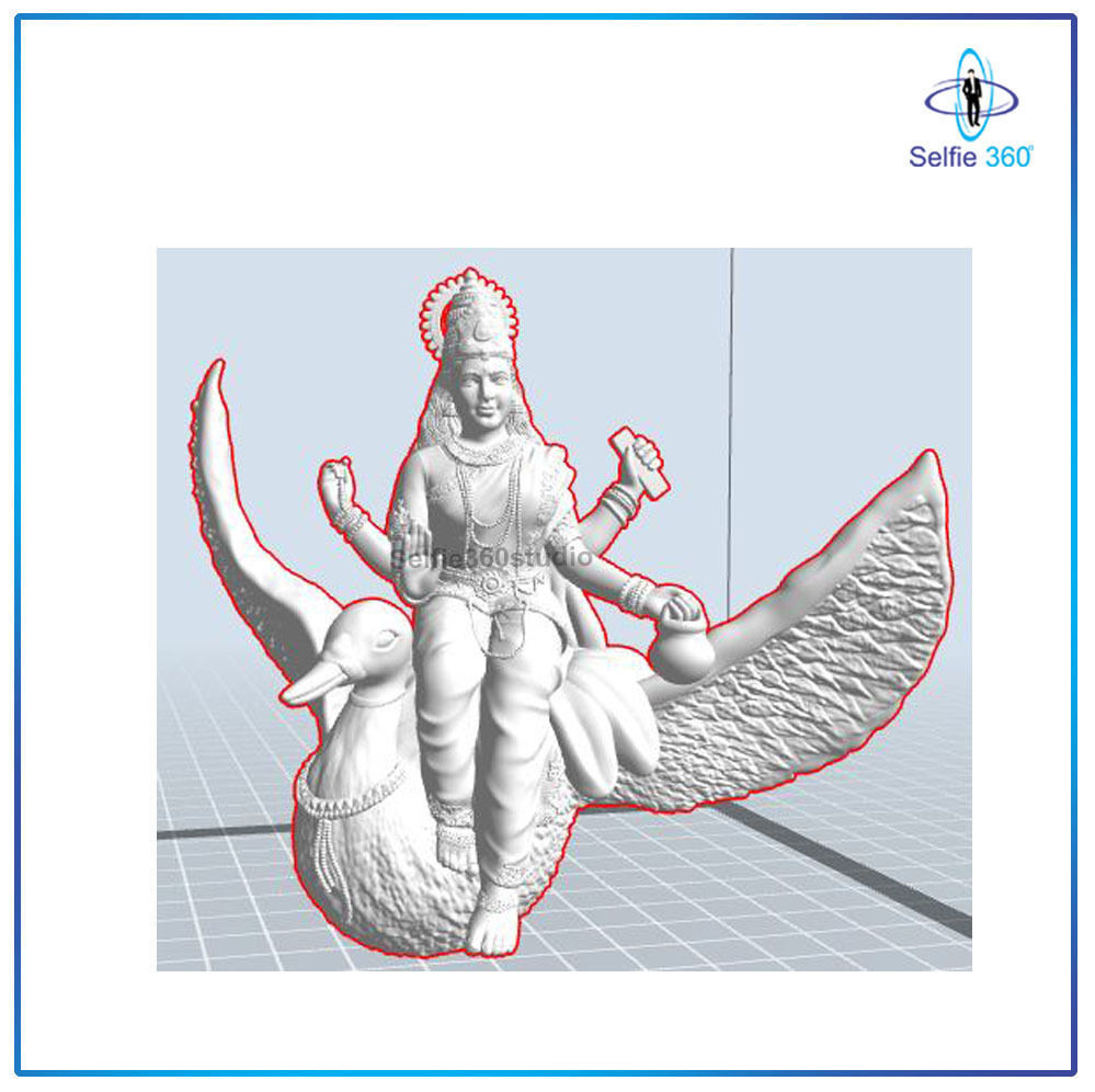 Lakshmi Idol 3D Printable model 4 3D print model_4