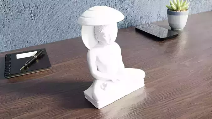 Mahavir Idol 3D Printable model 2 3D print model
