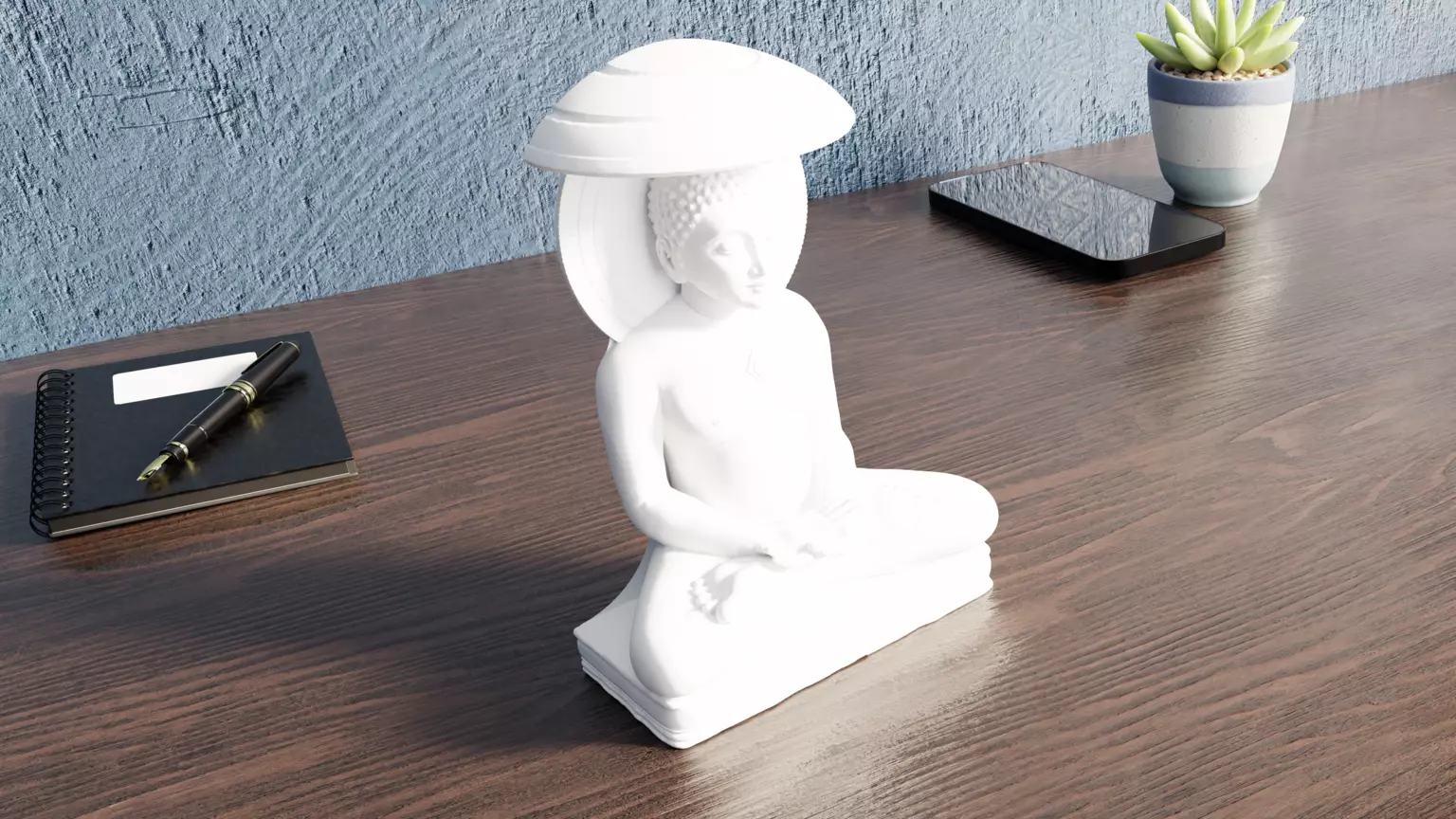 Mahavir Idol 3D Printable model 2 3D print model_0
