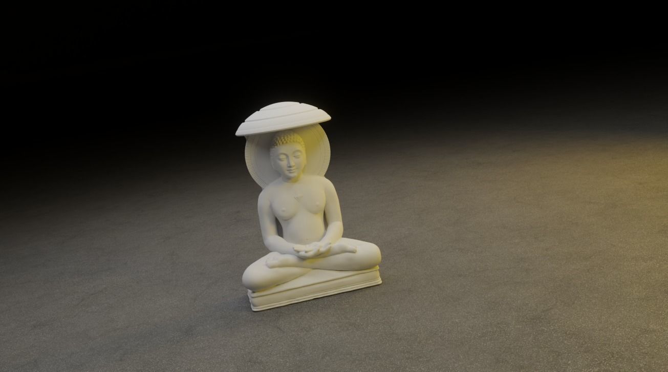 Mahavir Idol 3D Printable model 2 3D print model_13