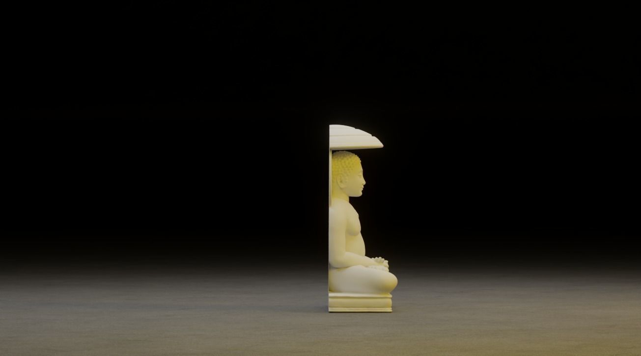 Mahavir Idol 3D Printable model 2 3D print model_3