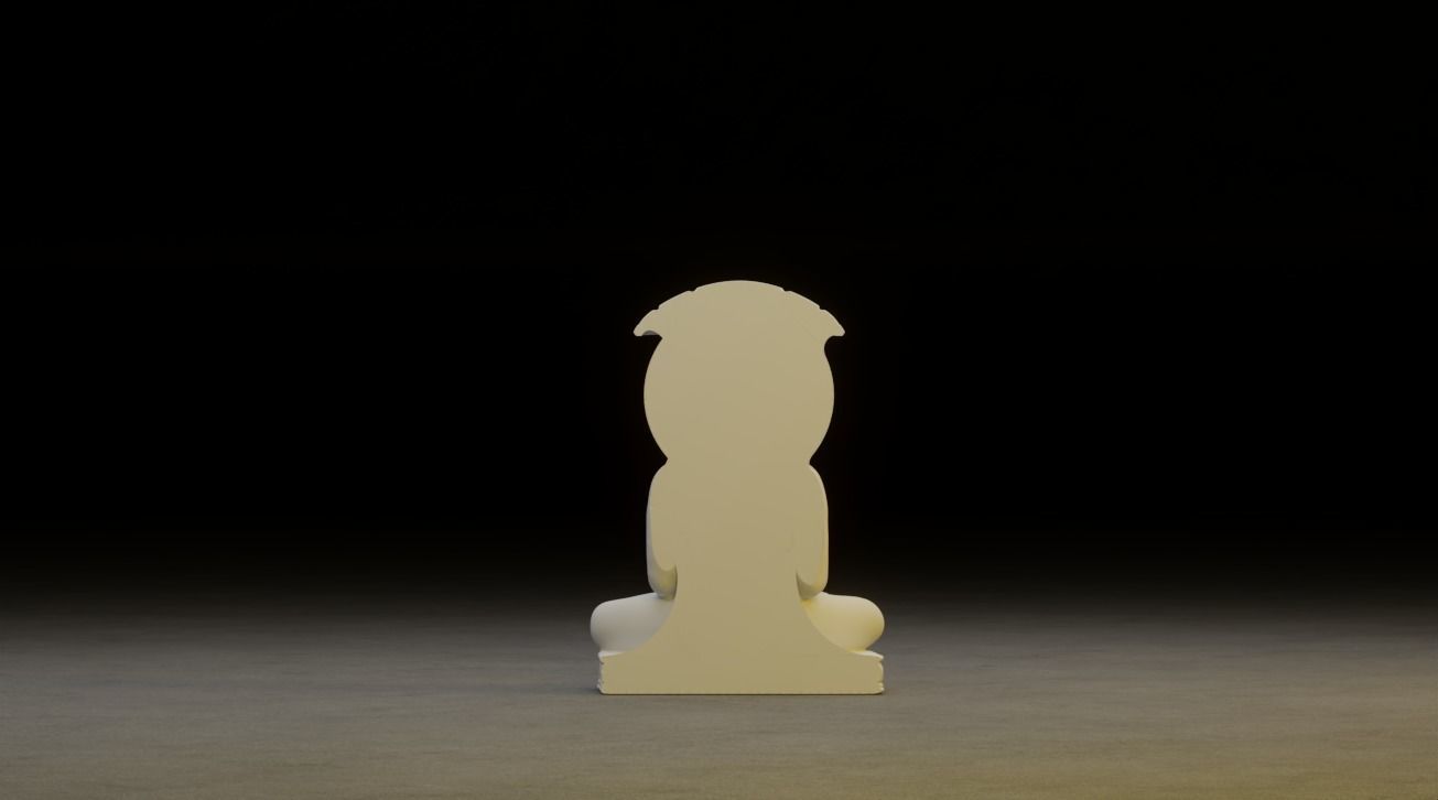 Mahavir Idol 3D Printable model 2 3D print model_10