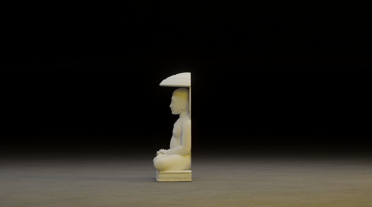 Mahavir Idol 3D Printable model 2 3D print model_11