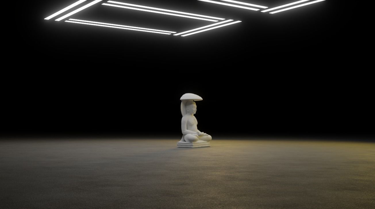 Mahavir Idol 3D Printable model 2 3D print model_19