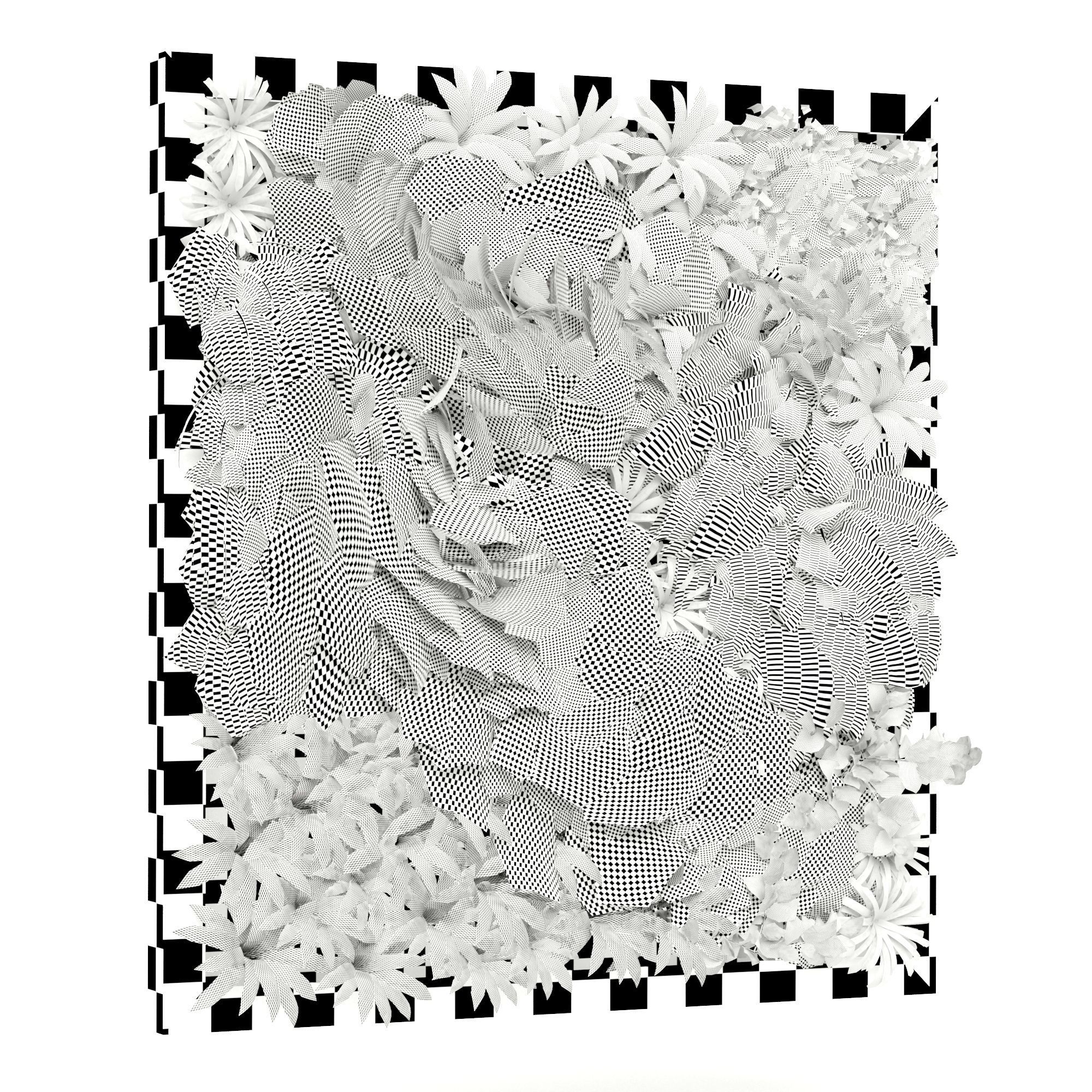 Vertical Garden 06 3D model_2