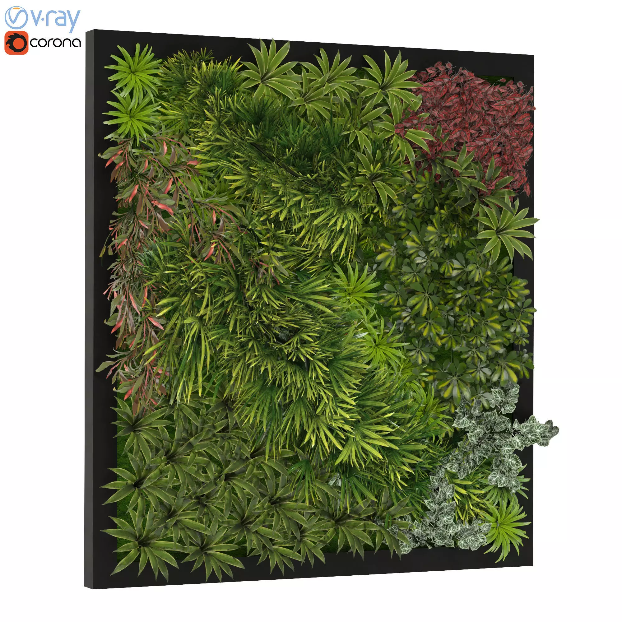 Vertical Garden 06 3D model_0