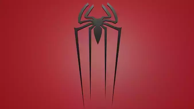 Amazing Spiderman logo 3d model