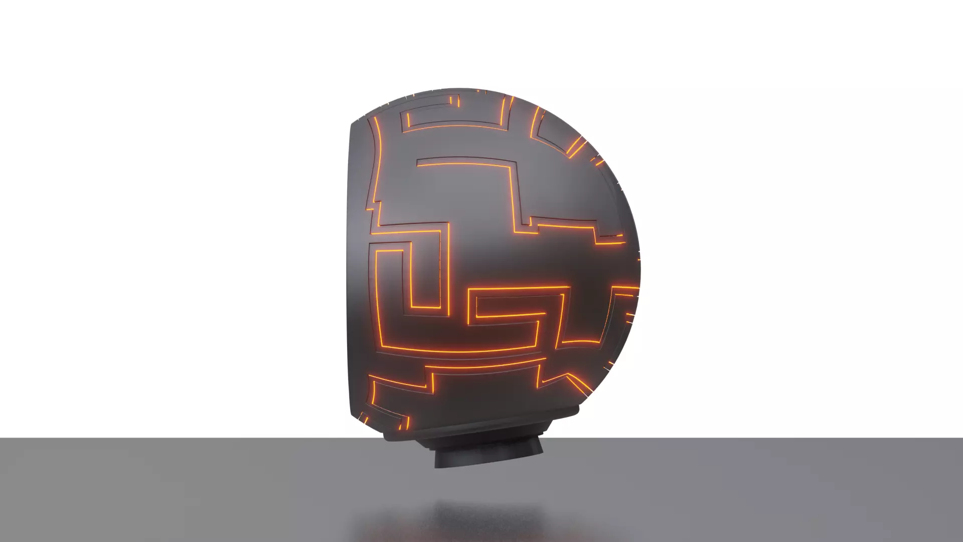 Camera futuristic lamp Free 3D model
