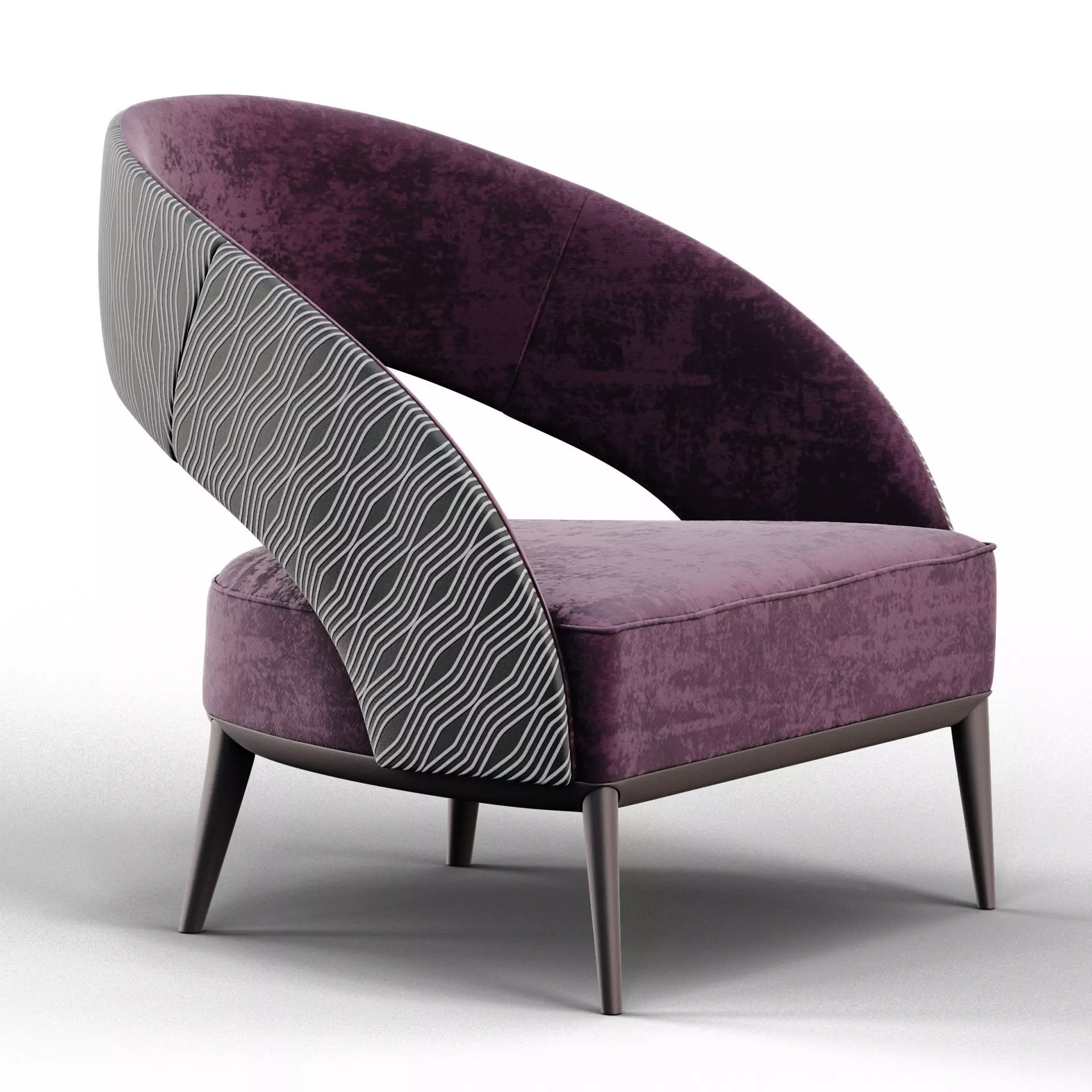 Occasional Armchair Lowpoly Low-poly 3D model