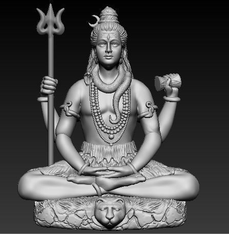 Shivji Idol 3D Printable model 3 3D print model_1