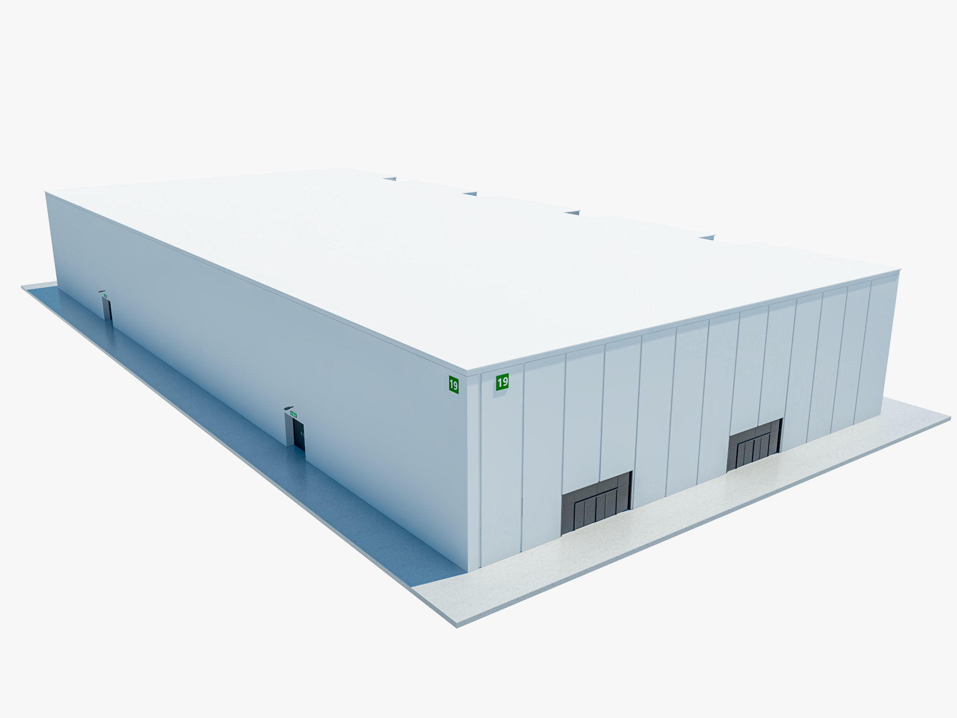 Exhibition Hall interior and exterior 19 3D model_10