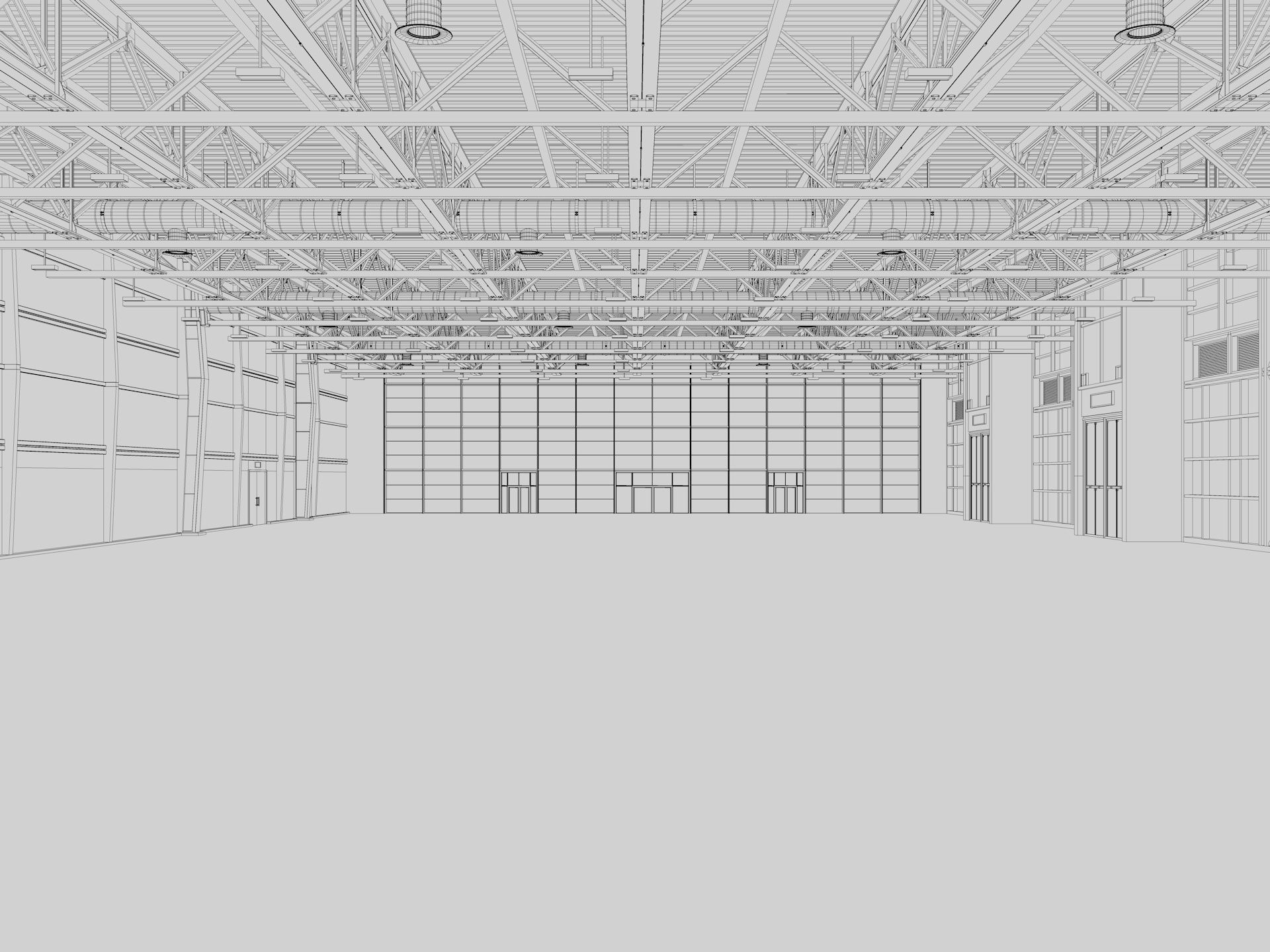 Exhibition Hall interior and exterior 19 3D model_17