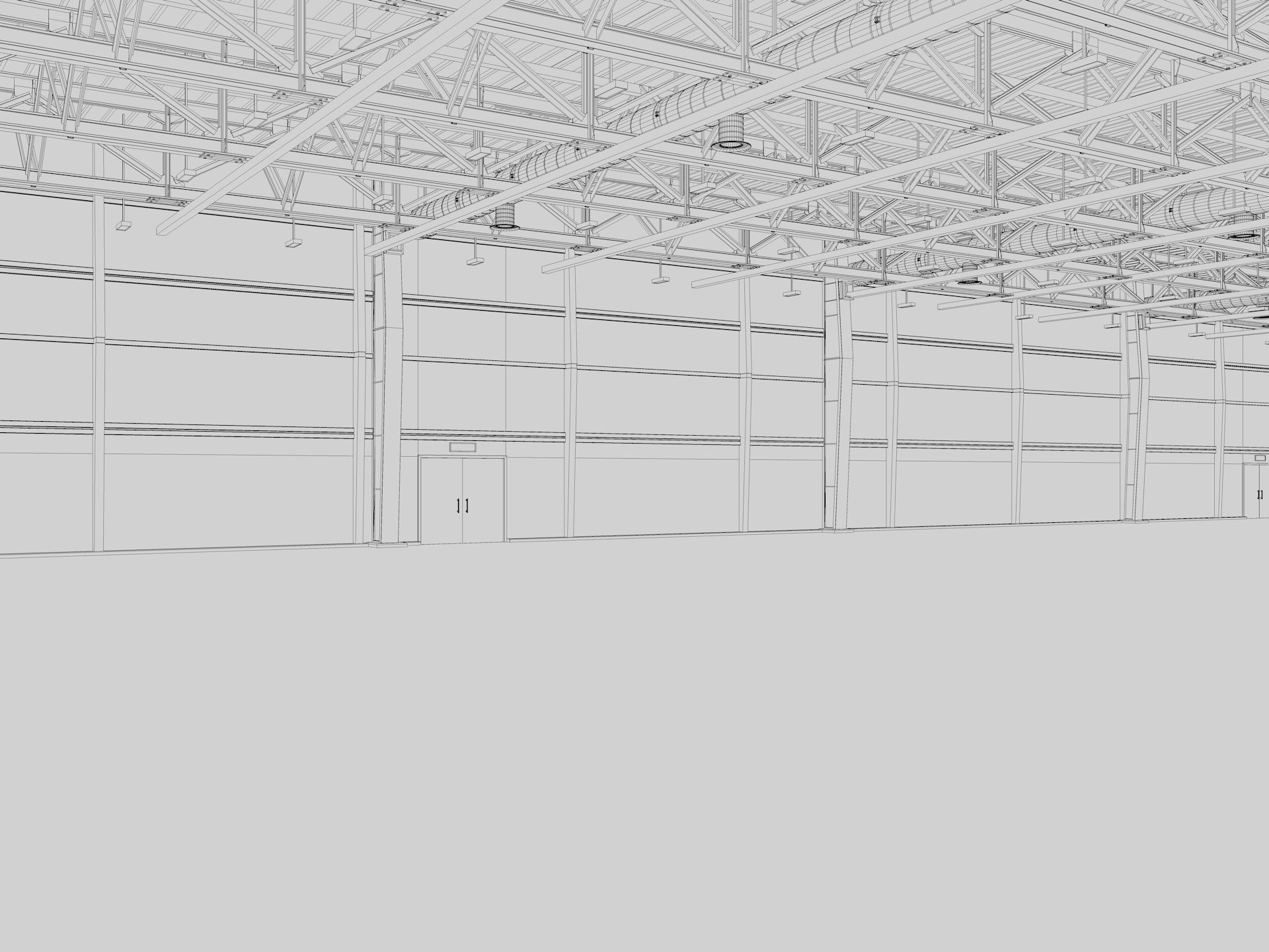 Exhibition Hall interior and exterior 19 3D model_18