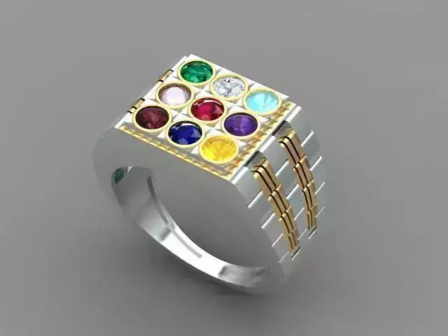 Men Ring with watch strap design