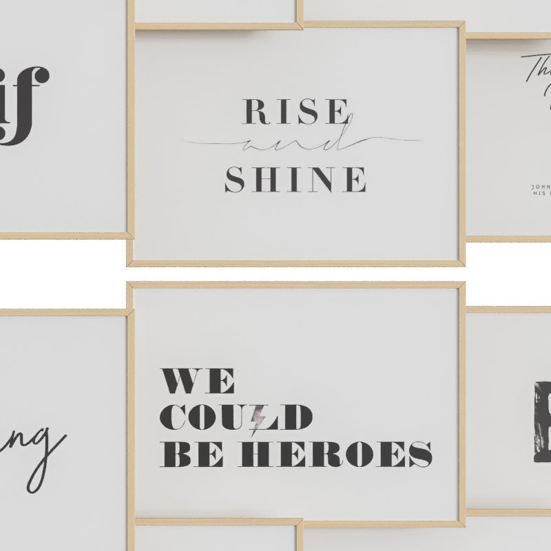 art work set 58 3D model_3