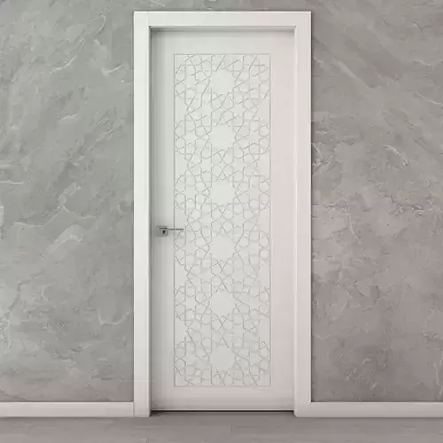 Set of two interior doors with Arabic pattern