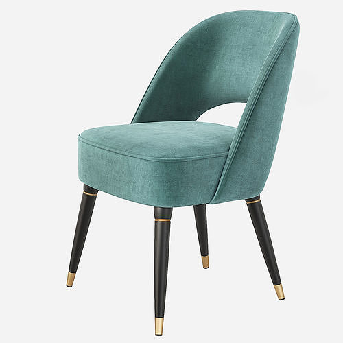 Collins Dining Chair Essential Home 3D model 4
