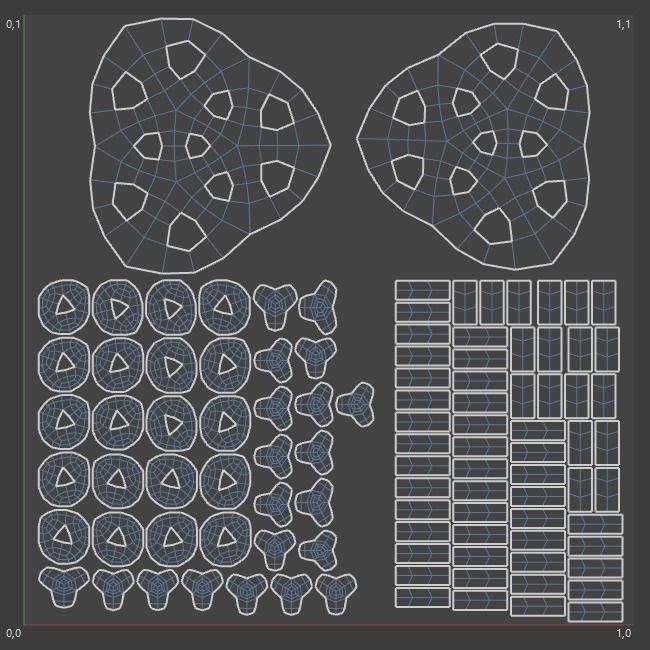 Coronavirus Low Poly Low-poly 3D model_4